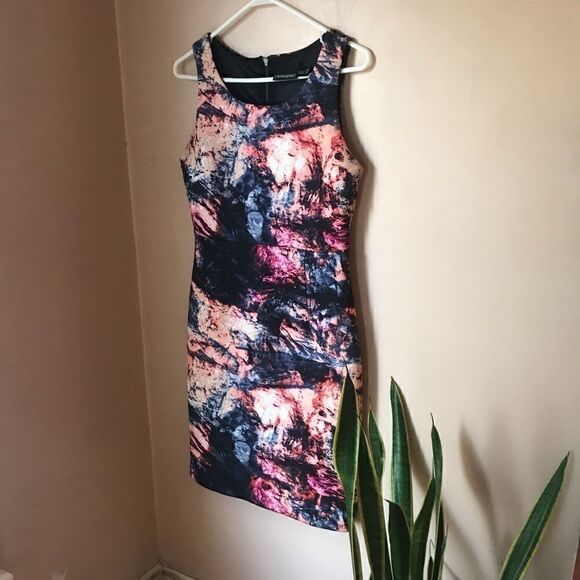 Cynthia Rowley Neoprene ColorSplattered Minidress2 - Picture 5 of 8